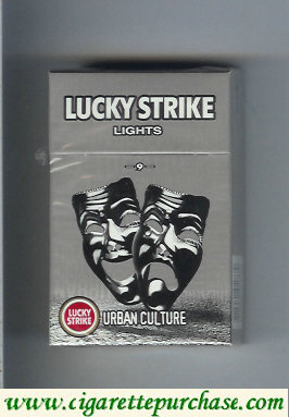 Lucky Strike Urban Culture Lights 9 cigarettes hard box